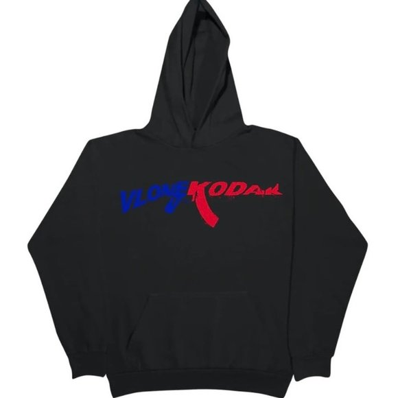 Kodak Black x Vlone 47 Hoodie Black - Picture 6 of 7